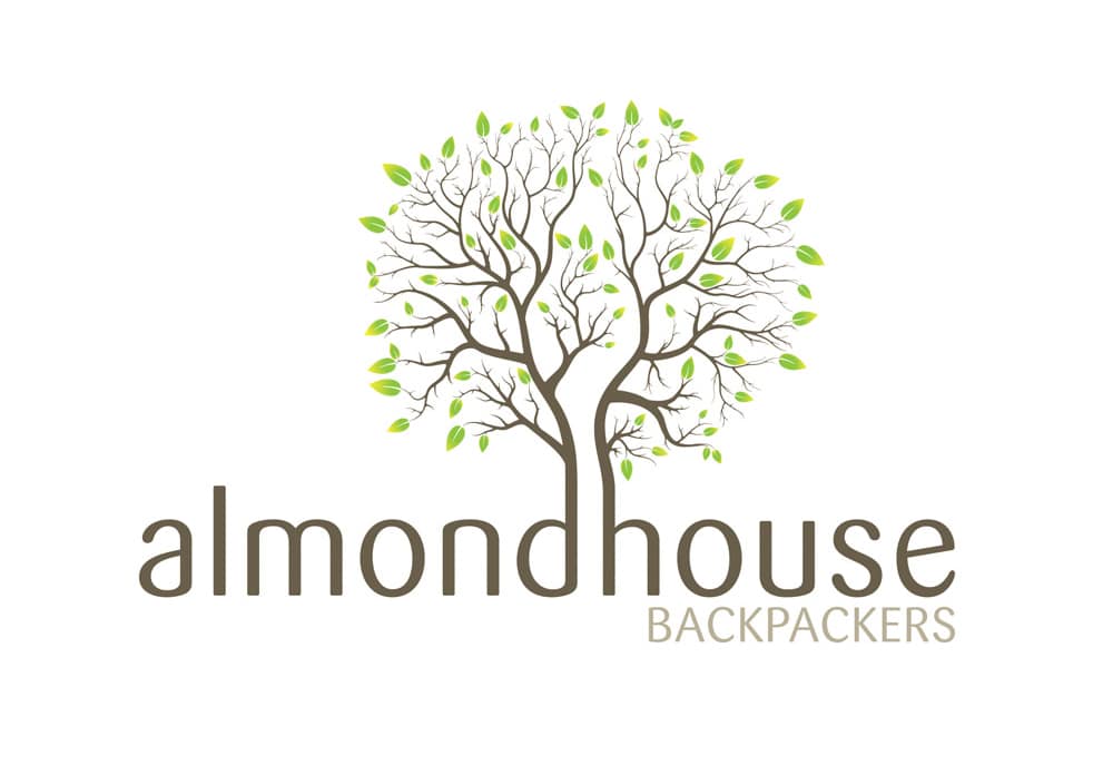 Graphic Design for Almond House Backpackers Nelson