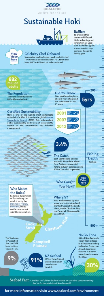 Hoki Infographic for Sealord