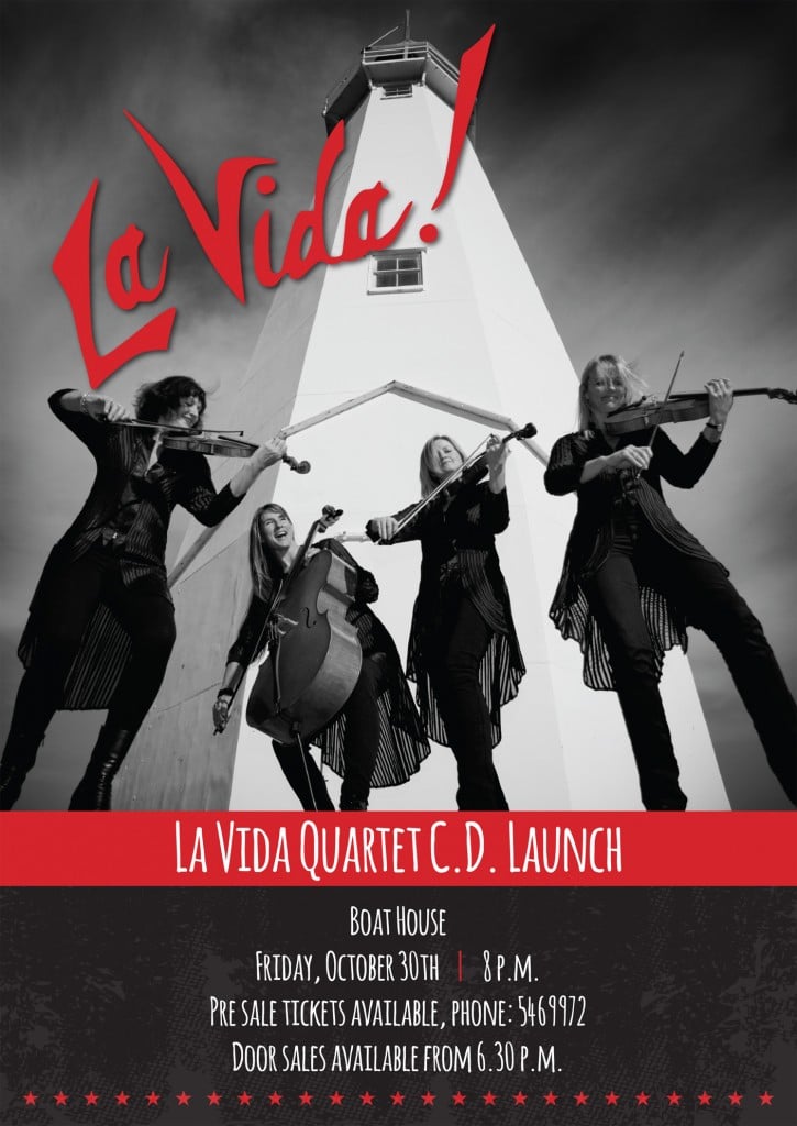 Design poster for La Vida Nelson Strings