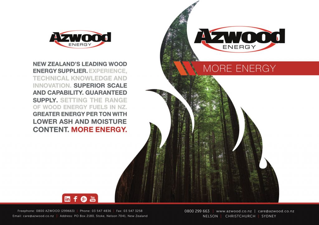 Azwood Energy policy document designed by Revell Design