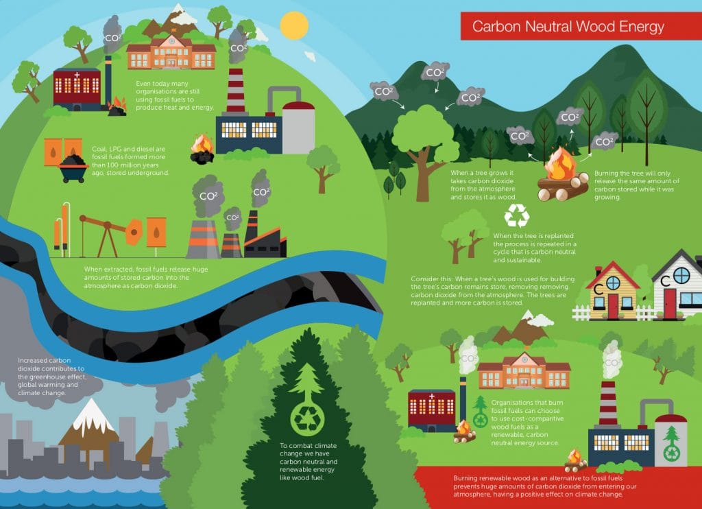 Infograph artwork marketing Azwood Energy