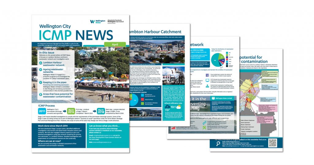 design news letter for Wellington Water