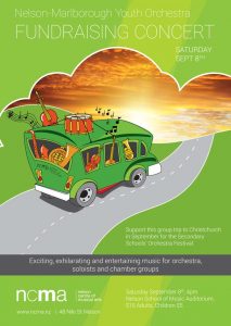 Illustration of bus for NCMA poster