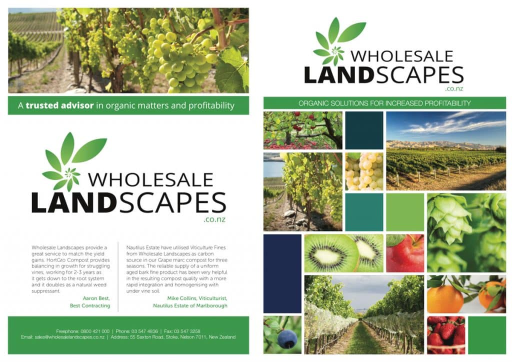 Proposal cover design for Wholesale Landscapes